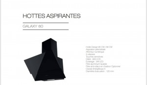 Hotte aspirante GALAXY 90 FOCUS