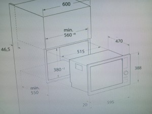 Micro onde F25 X FOCUS 
