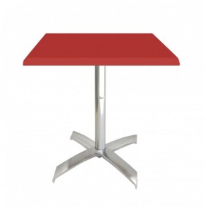 Electro mbh | Table bistrot carré 80*80 cm socle en X