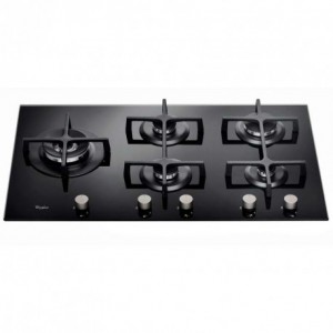 Plaque de cuisson 5 feux verre trempé WHIRLPOOL 'GOA 9523/NB' - NOIR