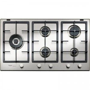 Electro mbh | Plaque de cuisson 5 feux inox GMA-9522-IX WHIRLPOOL