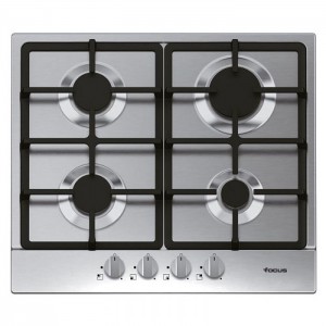 PLAQUE DE CUISSON ENCASTRABLE FOCUS F4008XS 4 FEUX 60 CM - INOX