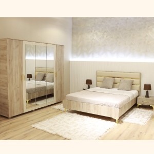 CHAMBRE ADULTE HAVANA DORE  5 PORTES