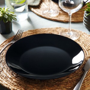 Assiette Plate Luminarc Zelie 25Cm NOIR
