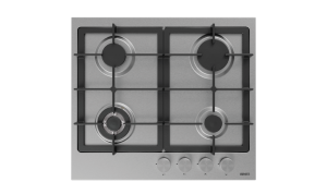 PLAQUE INOX INFINITY  60cm 4 Feux H6504P27IS
