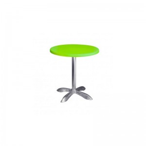 Table Ø70cm WERZALIT SOCLE 4 PIEDS ALU