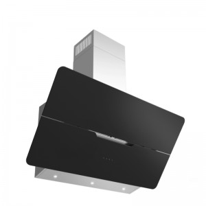 Hotte Décorative PREMIUM 90 Cm  OLIVERA Verre noir