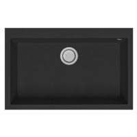 Evier 80cm graniteck 1 bac QUADRA 80B FOCUS
