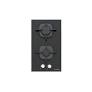 Plaque CS5410B01FFD a gaz  2 feux noir 30 cm silverline 