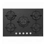 Plaque a gaz CS 5364 B01 FFD  5 feux noir 90 cm silverline 
