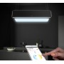 Hotte Suspendue centrale en verre 43902 silverline  