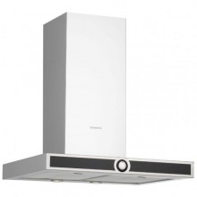 Hotte décorative SILVERLINE 90 cm, Inox / Noir, 3170 LX.90