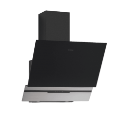 HOTTE SILVERLINE MURALE / 90 CM - INOX & NOIR / 3450.90