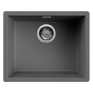 Evier sous-plan FOCUS Graniteck 56 Cm SMILE.56G Noir