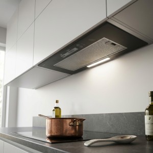 Hotte encastrable PREMIUM Riva - 80 cm - Noir