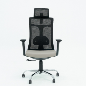 Chaise Directeur Enjoy Avec Accoudoirs Base Chromé