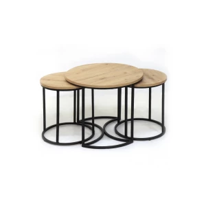 ENSEMBLE DE TROIS TABLES GIGOGNES INTEGRES AMAZONA