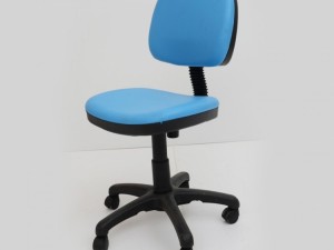 Chaise secrétaire BRIO moyen model sans accoudoirs Base Chromé