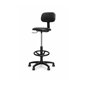 Tabouret Architecte Dossier Base chromé