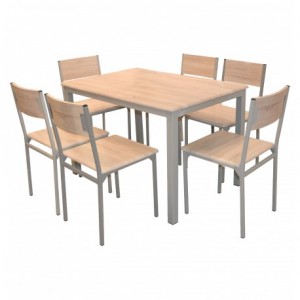 Table SERENA top en PVC 150x90cm