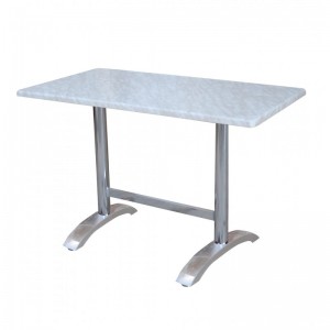 Table restaurant TOP WERZALIT SOCLE ALU 120*80 cm