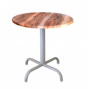 Table bistrot ronde Ø70cm socle peinture 