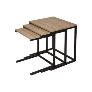 Ensembles Tables  GIGOGNES socle noir 