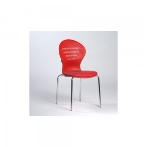 Chaise SPOT avec assise en skai 