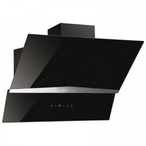 HOTTE DÉCORATIVE INCLINÉ FRANCO 90 CM NOIR FR 1095 BL