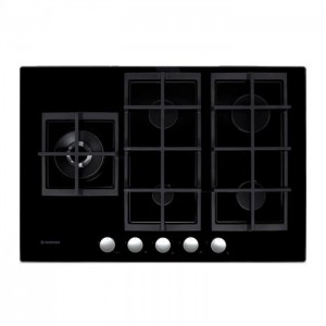 PLAQUE DE CUISSON HOOVER HVG7W4SB 5 FEUX 75 CM - NOIR