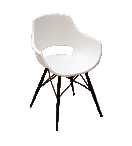 Chaise COSMOS socle peinture 