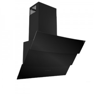 Hotte Décorative 90 Cm  ALESSA 90 Verre noir