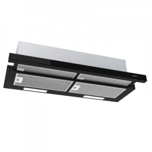 Hotte Tirroir 60 Cm Verre noir PREMIUM  NEYO 60B