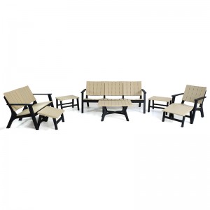 SALON DE JARDIN CENTRAL PARK 6 PLACES CONFORT
