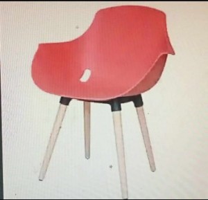CHAISE BELLA piétement en bois