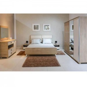 Chambre à coucher adulte DETENTE avec  2 portes coulissantes 