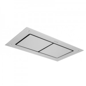 Hotte de Plafond 4226100W 100 cm verre blanc silverline 