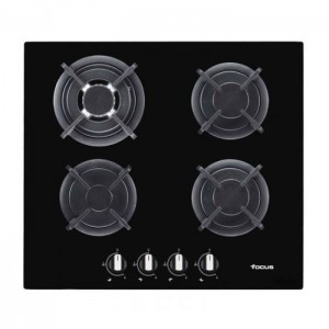 PLAQUE DE CUISSON ENCASTRABLE FOCUS F4015BS 4 FEUX 60 CM - NOIR